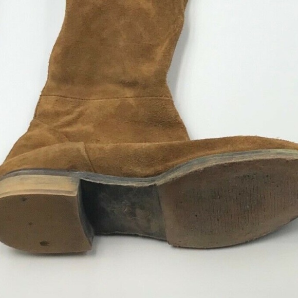 Free People Brown Tan Slouch Boots Honey Whiskey - Picture 5 of 8